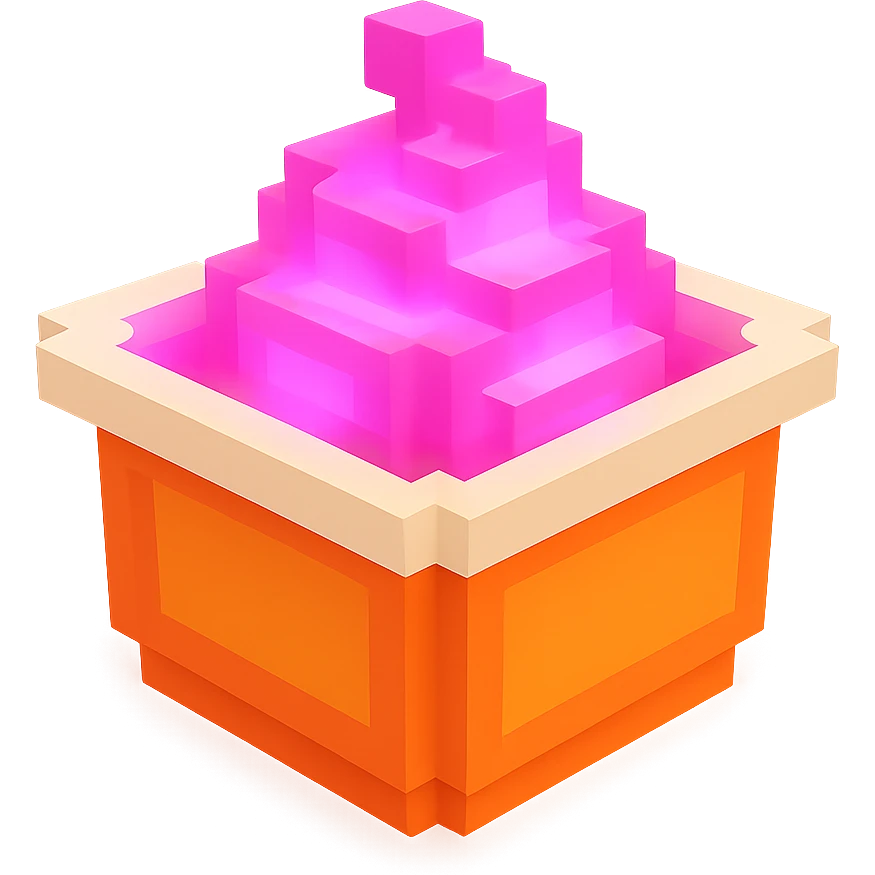 сделай соус из фастфуда розовый светящийся, no background  emoji