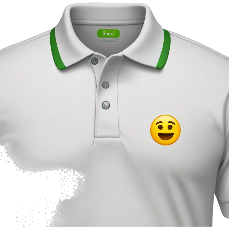 Branded polo shirt emoji