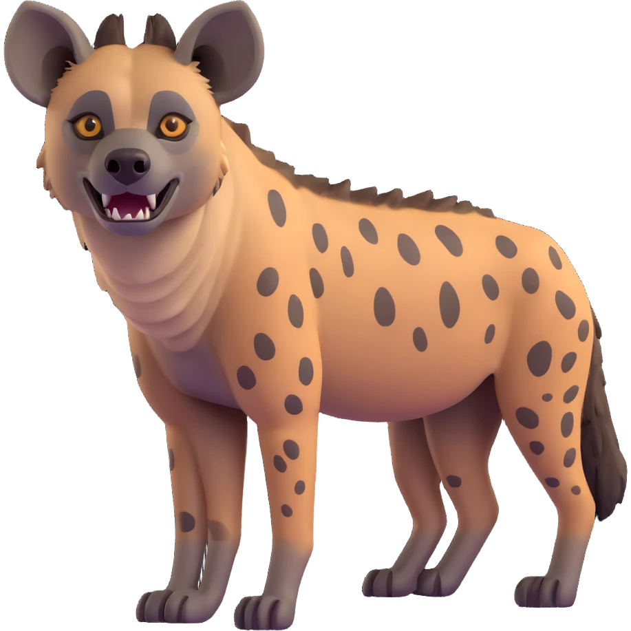 Realistic Hyena emoji