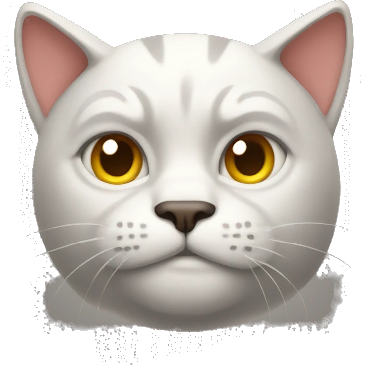 A muscular cat emoji