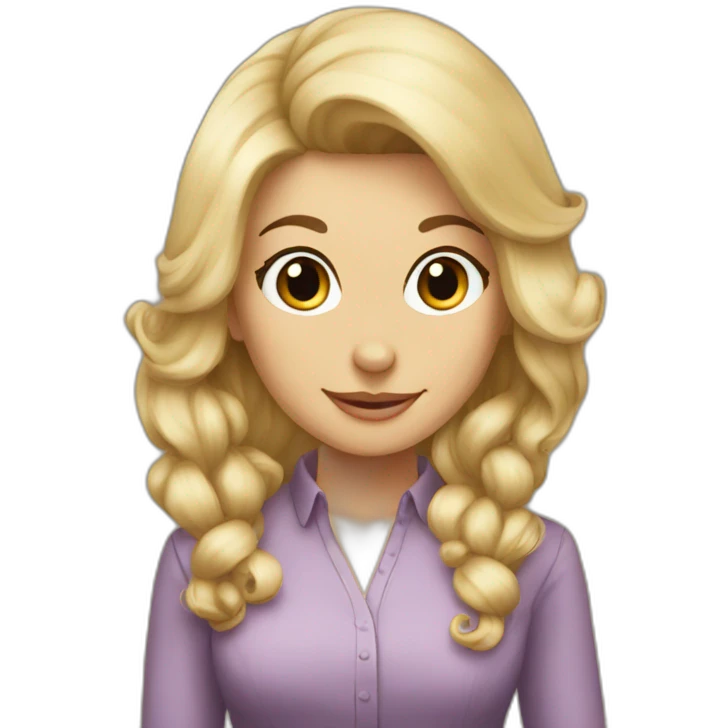 squirrel prestigious lady blonde emoji