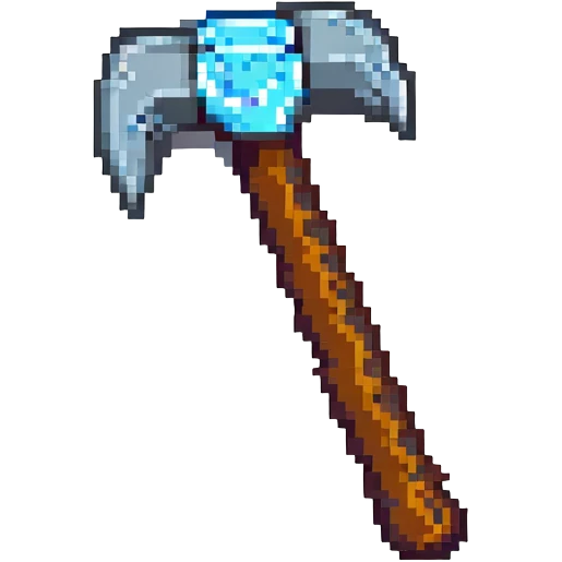 Minecraft pickaxe emoji