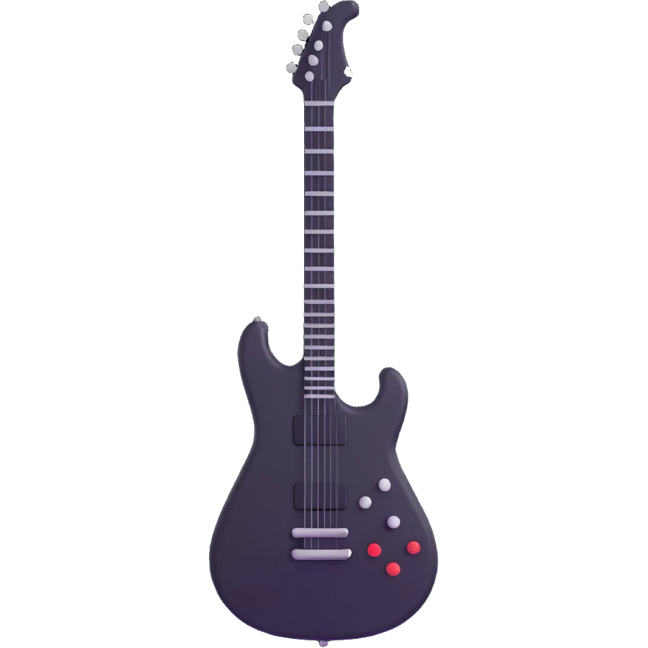 futuristic synthesizer guitar emoji