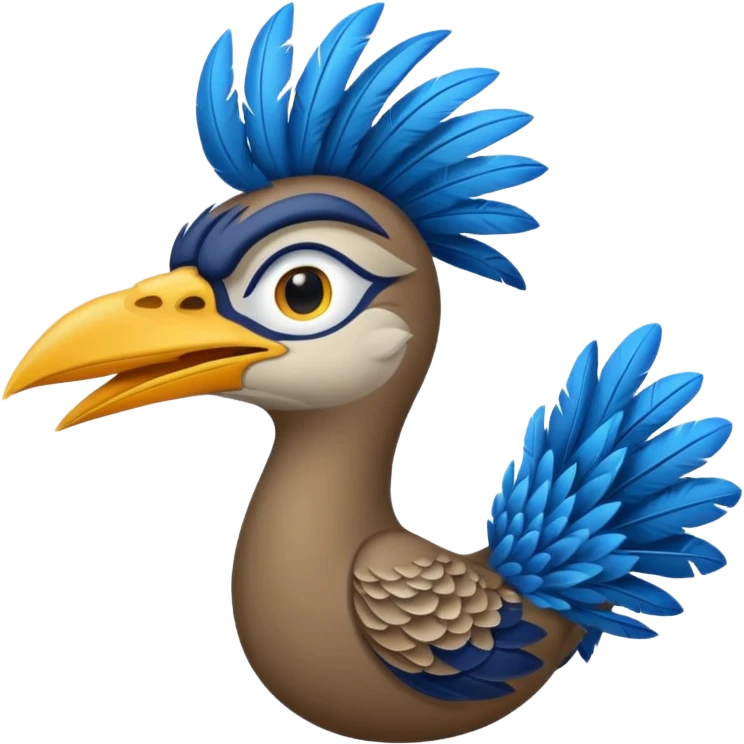 roadrunner emoji, real colors emoji