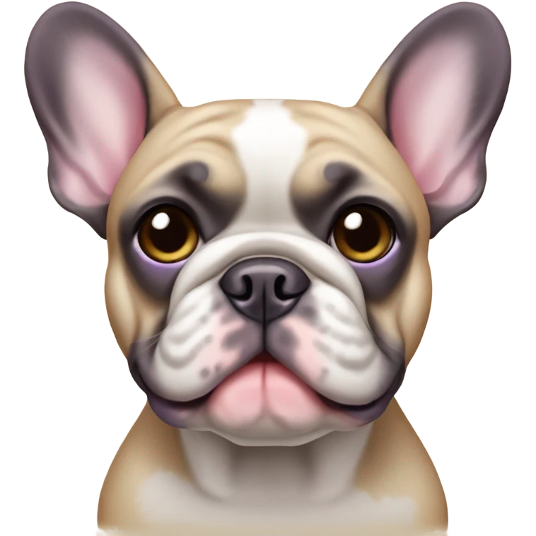 French bulldog lilac and tan emoji