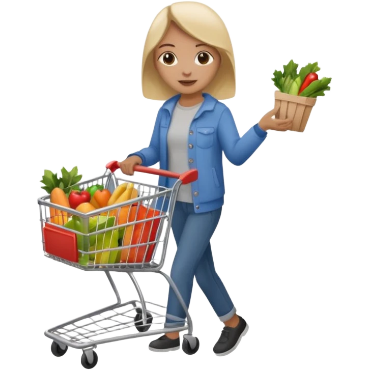grocery shopping emoji