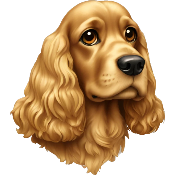 Cocker spaniel gold emoji