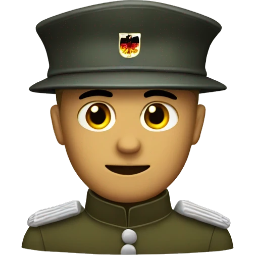 german solider hat emoji