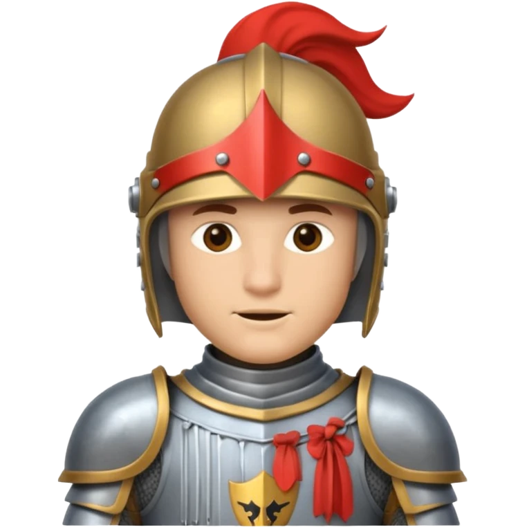 Miğfer giymiş şövalye emoji