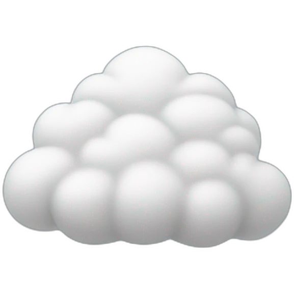 nuage stylé emoji