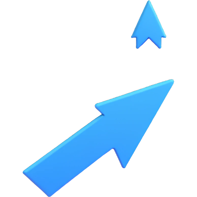 blue arrow pointing down emoji
