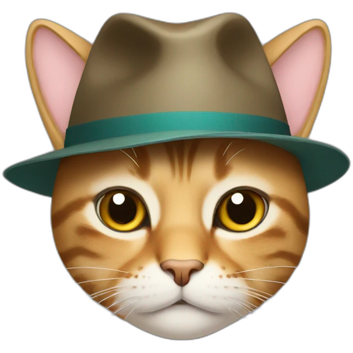 Cat with a hat emoji