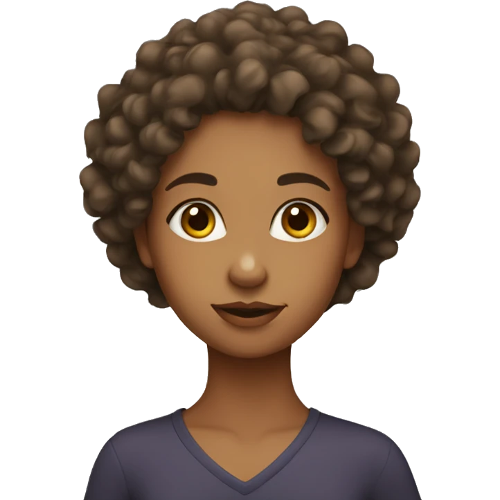 curly girl emoji