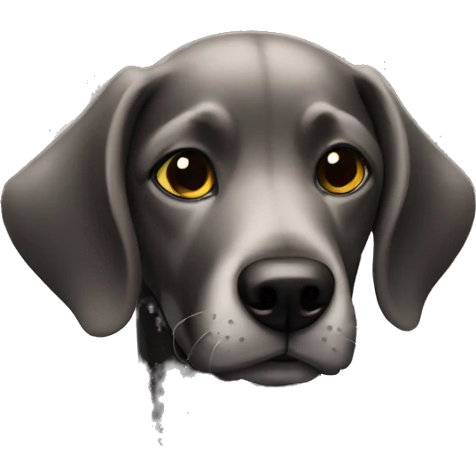 Perro negro emoji