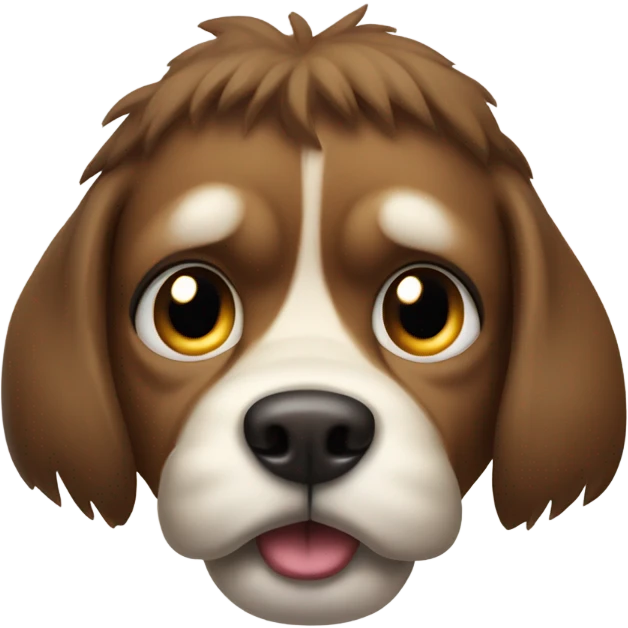 Angry dog emoji