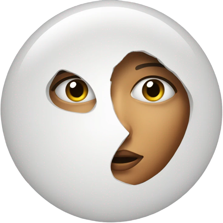 Hiding woman emoji