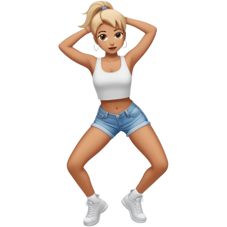 Girl twerking  emoji