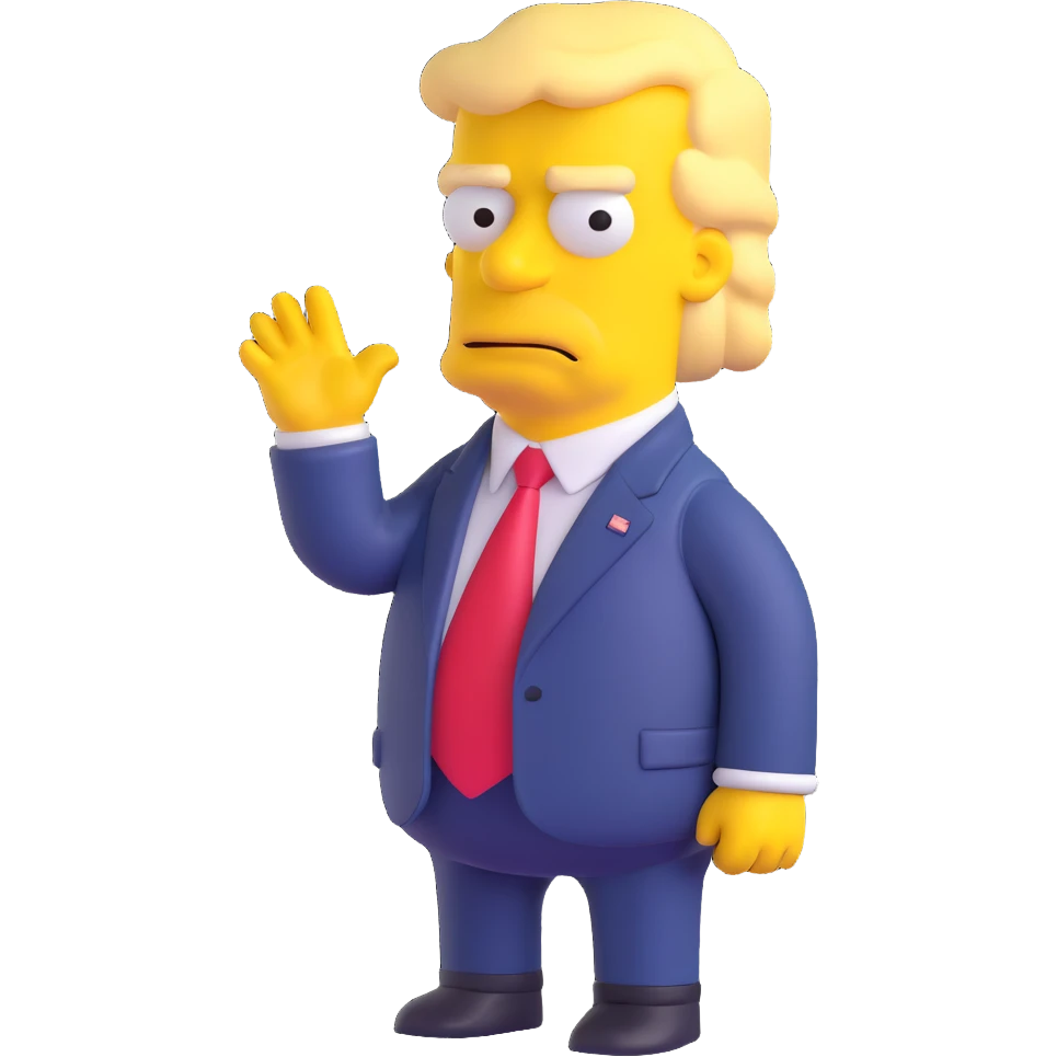 the Simpson Trump character emoji
