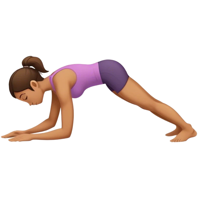 lady doing forward bend  emoji