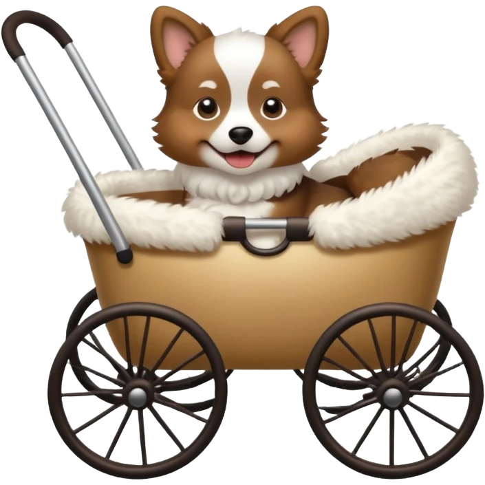 dog in a pram emoji