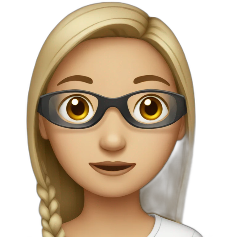 Blind girl emoji