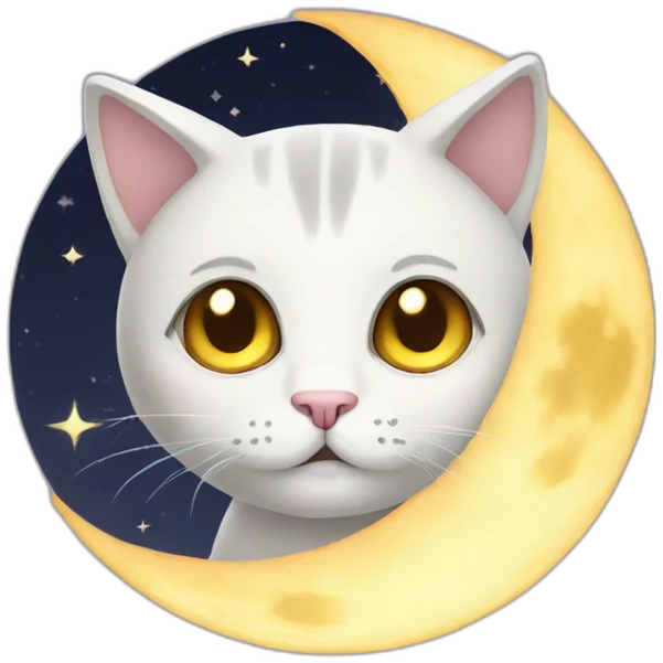 Moon cat emoji