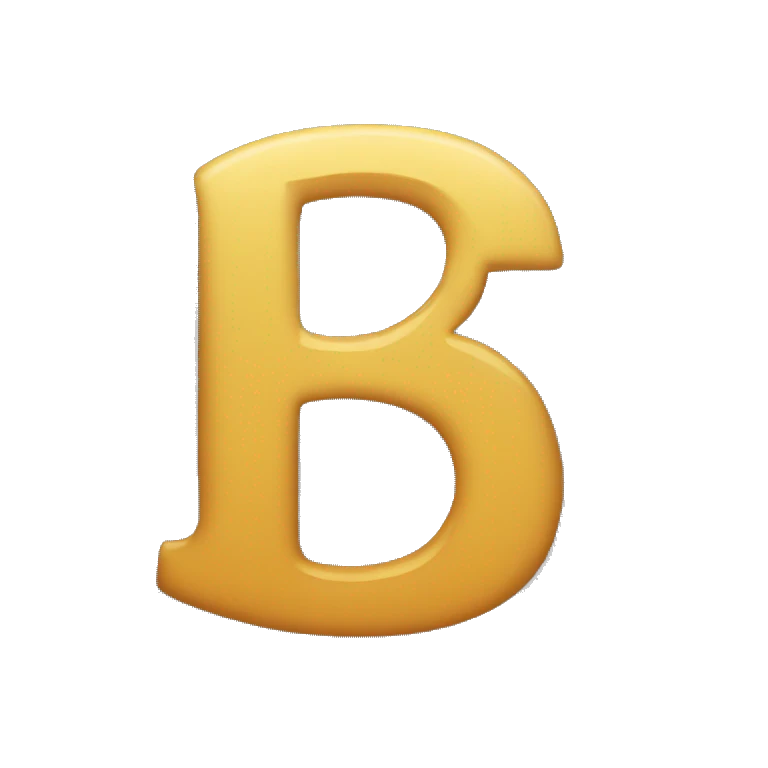 letter "b" emoji