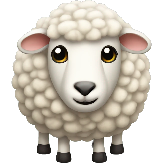 a stuffed sheep emoji