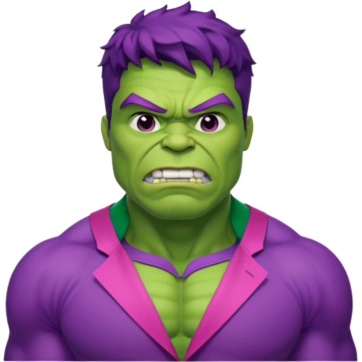 hulk rosa e roxo emoji