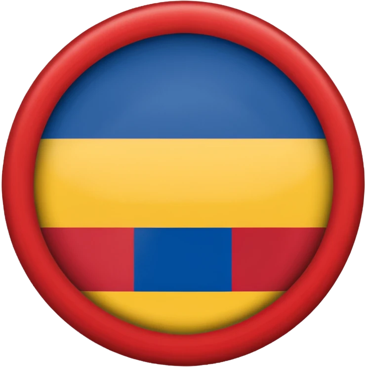 Bandera de colombia circular emoji