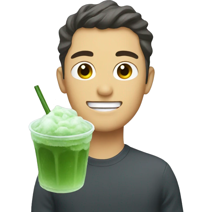 iced matcha  emoji