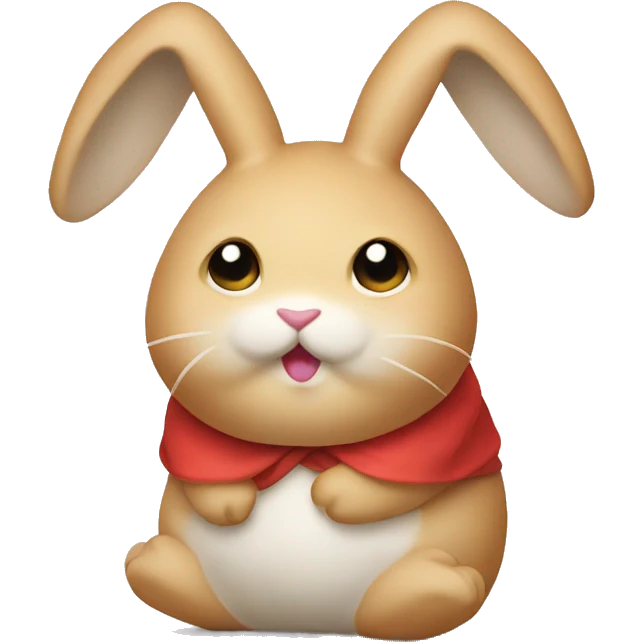 dumpling rabbit emoji