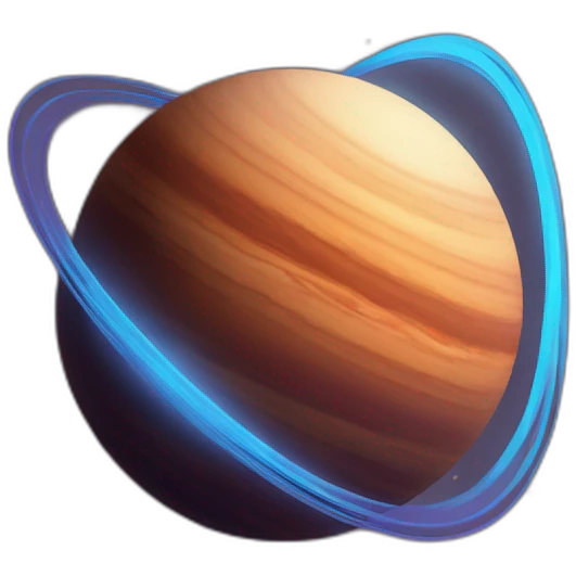 Planet with orbit  emoji