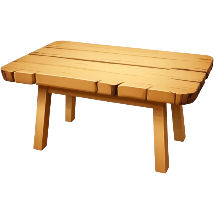 Beautiful raw edge pine table with shiny finish  emoji