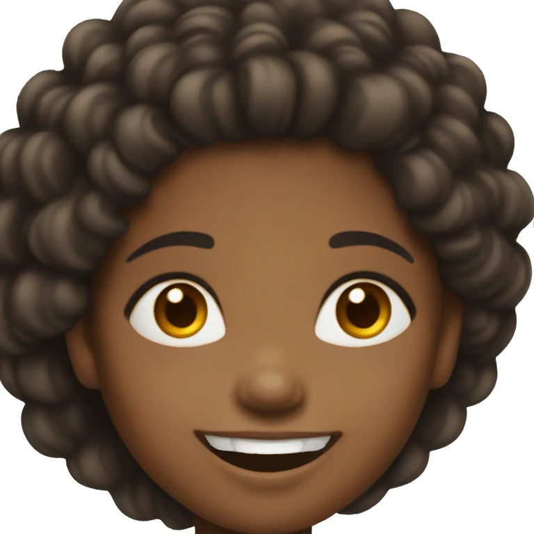 Black girl emoji