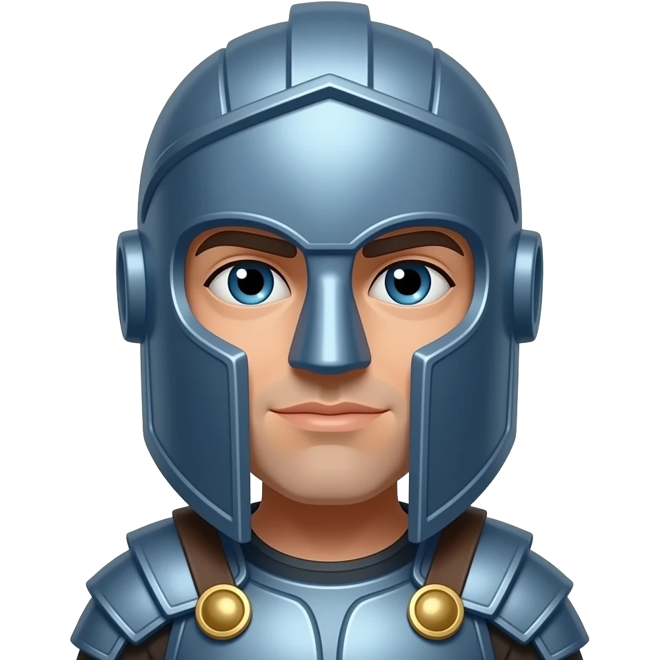 Gladiator biru emoji