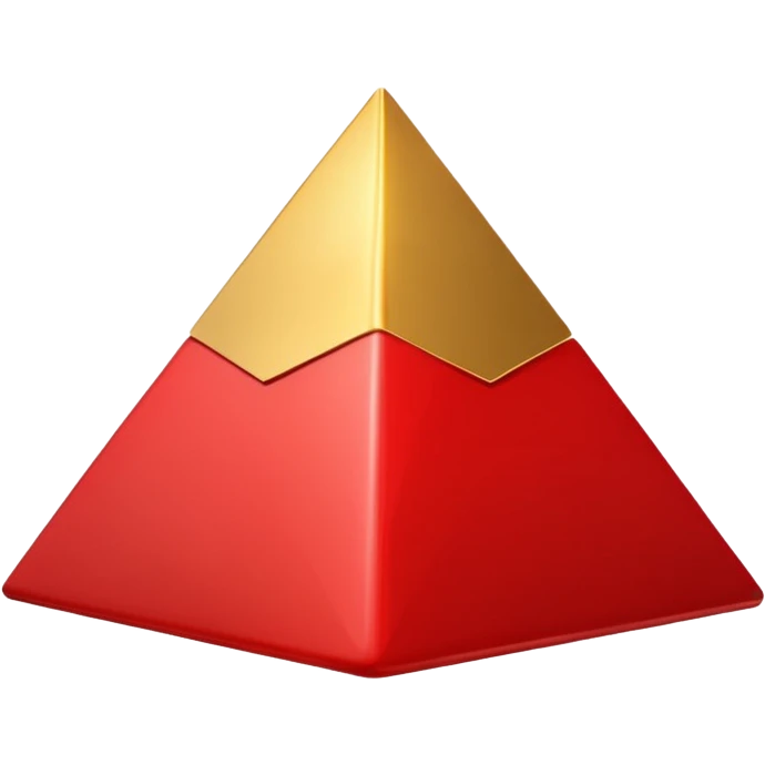 do a pyramide like egypte pyramide in apple style emoji