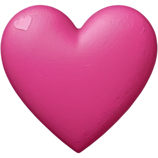 pink heart on canvas paint  emoji