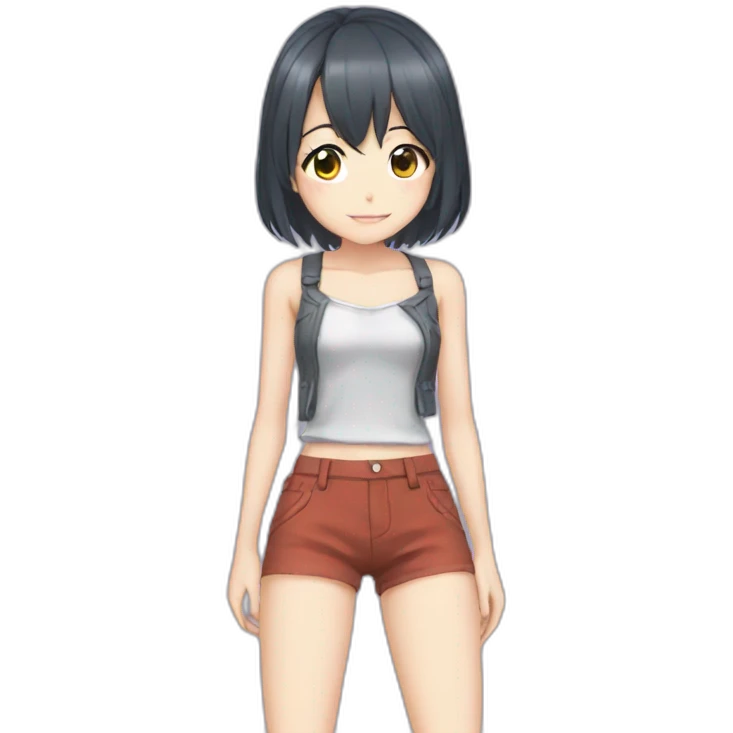 anime girl legs emoji