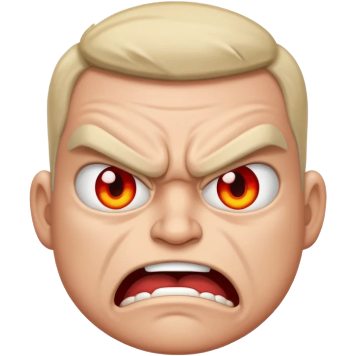 Angry friend emoji