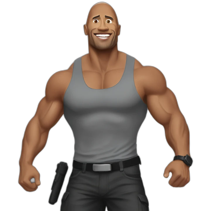 Dwayne johnson emoji