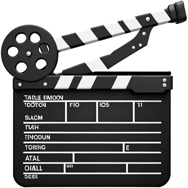 movie clapperboard emoji
