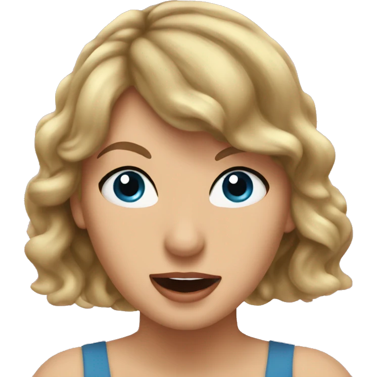 Taylor swift suprised  emoji