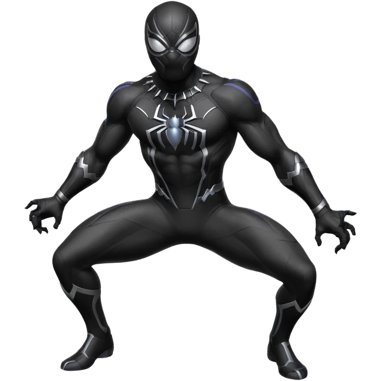 homen aranha pantera negra emoji