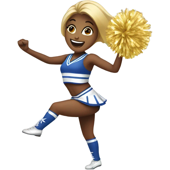 cheerleader dancing emoji