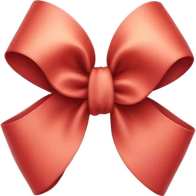 Very Light red bow emoji