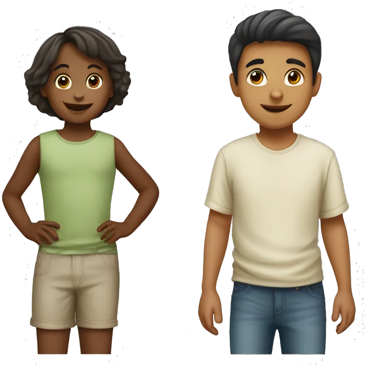 Niños y niñas  emoji