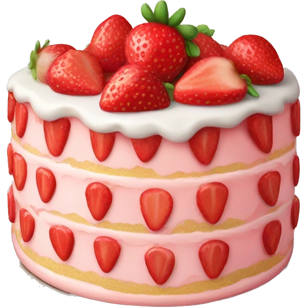 strawberry cake emoji