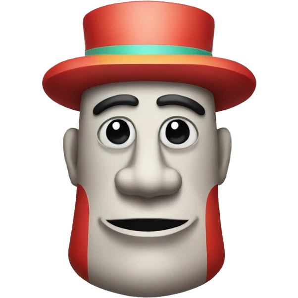 clown moai emoji