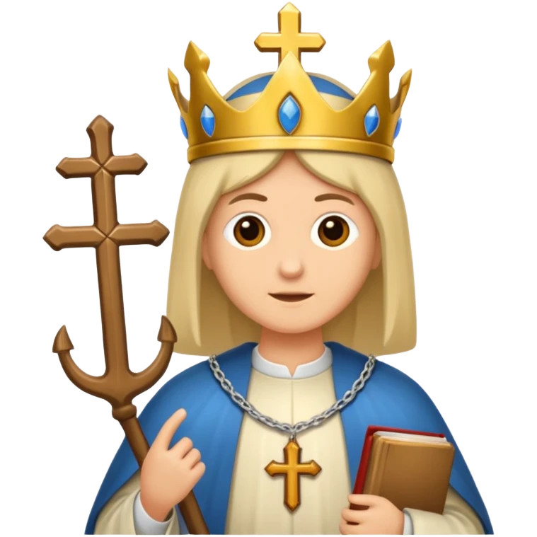 pretre catholique du moyen age emoji